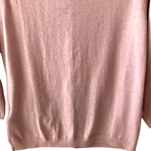 Boden Sequined Lightweight Wool Cardigan - Milkshake Pink - 8 - Picture 9 of 11